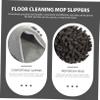 CHILDWEET 2Pairs Reusable Mop Slippers with Chenille Material Soft and Convenient Floor Cleaning Shoe Covers for Home Cleaning Tasks Fits Medium Feet view 2