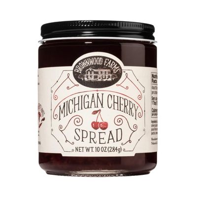 Brownwood Farms Flavored Spreads, Made in Small Batches, Versatile and Delicious, From the Great Lakes Region (10 Ounce, Michigan Cherry Spread)