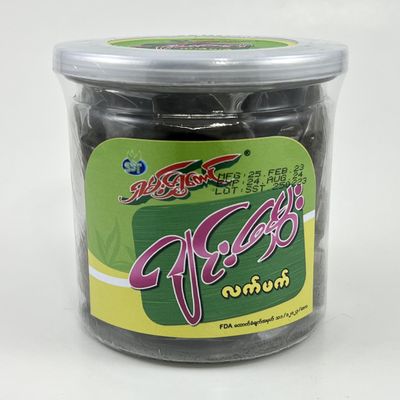 Shan Shwe Taung Fermented Tea Paste (Ginger Flavor) Medium Spicy (11.29 oz) Myanmar Pickled Tea for Tea Salad Dressing - Vegetarian