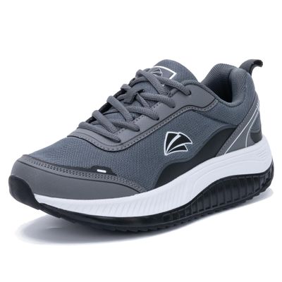 AOV Womens Walking Orthotic Shoes Lightweight Breathable Sneakers with Arch Support for Running Gym Workout BlackGray 8