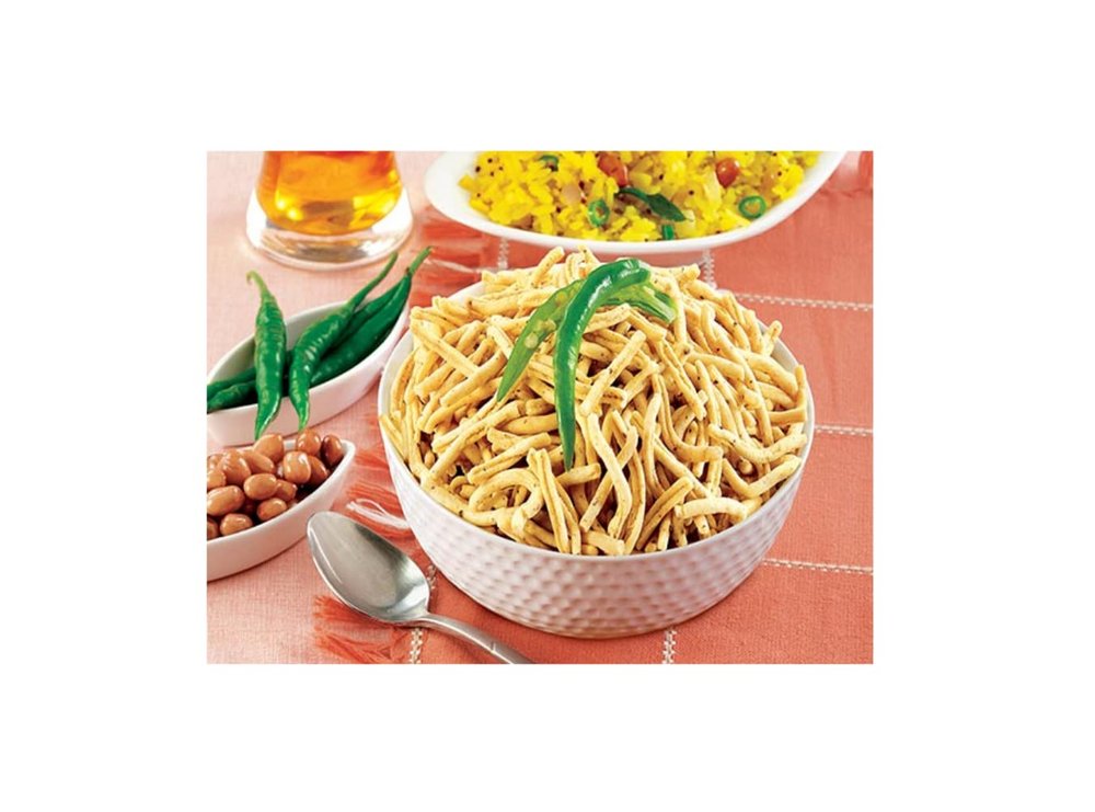 Changezi's Handcrafted Ratlami Sev Namken Organic Ratlami Sev|Evening Snacks|Organic Namkeen|No Added Artificial Flavour|Authentic Rajasthan Namkeen Laung Sev||Chatpati Sev Namkeen-250 * 1Pack
