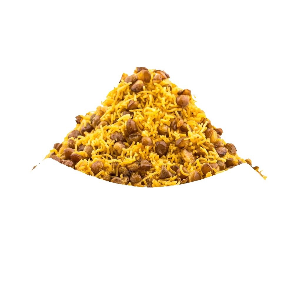 Changezi's Lodrawa Mand Dal Moth Namkeen Bhujiya Sev Farsan/Moth Dal Dalmoth Bhujiya Namken/Organic Namkeen/All Time Perfect Party Snack|Made with 100% Groundnut oil Dal Bhiji Sev-350g*2Pack