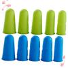 Healifty 10pcs Silicone Finger Protective Sleeves Anti-scalding Non- for Comfortable Use Heat-Resistant Fingertip Covers Blue and Green for Men and Women view 1