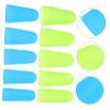 Healifty 10pcs Silicone Finger Protective Sleeves Anti-scalding Non- for Comfortable Use Heat-Resistant Fingertip Covers Blue and Green for Men and Women view 4