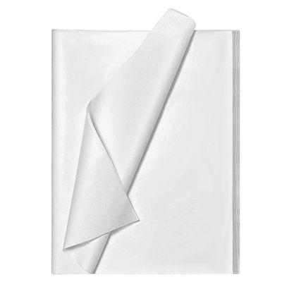 Bobobag 50 Sheets 20''X28'' Full Size White Tissue Paper Bulk for Gift Bags Gift Wrapping Weddings Birthday Showers Arts Craft Party Decoration