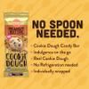 Dible Dough Edible Cookie Dough Bars, All Natural Ingredients, Low Calorie Healthy Snacks - 180 Calories per Serving, Non-refrigerated Snack Bars, 10-Pack (Peanut Butter Chocolate Chip) view 2