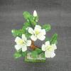 Artificial Trees Tabletop Peony Bonsai Tree Jade Bonsai Ornaments Creative Peony Flower Bonsaifor Home Office Table Decor Chinese Feng Shui Decoration Simulated Pine view 4