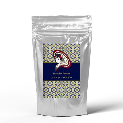 Hand-picked natural Akamoku dried seaweed fucoidan powder from Itoshima, Fukuoka, Kyushu Japan kelp seaweed (3.53 ounces)