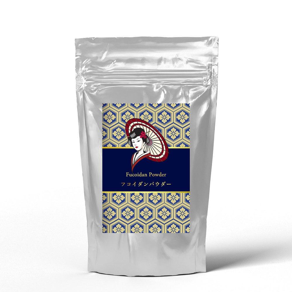 Hand-picked natural Akamoku dried seaweed fucoidan powder from Itoshima, Fukuoka, Kyushu Japan kelp seaweed (3.53 ounces)