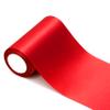 ADVcer 6 inch Christmas Red Satin Ribbon, 24 yard Long Solid Fabric Ribbon for Christmas Wedding Decoration, Grand Opening Ceremony, Gift Wrapping, Craft Car Door Bow, Chair Sash, Indoor Outdoor Party view 1