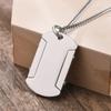 AMRECH Medical Alert ID Necklace for Men,Laser Engraved Kidney Failure Stainless Steel Tag Pendant Necklaces Emergency Identification First Aid-Customizable view 3