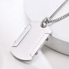 AMRECH Medical Alert ID Necklace for Men,Laser Engraved Fibromyalgia Stainless Steel Tag Pendant Necklaces Emergency Identification First Aid-Customizable view 4
