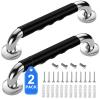 2 Pack 16 Inch Grab Bars for Bathtubs and Showers, Anti Slip Handicap Grab Bars for Shower, Safety Bath & Toilet Rail for Elderly Senior, Shower Handle Disability Assist Bathroom Handrail view 1