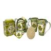 Exclusively Irish Ceramic Shamrock Cookie Stamp Pies Two Mugs Tea Bag Holder Teapot and Breakfast Tea 50 Bags Kitchen Set of 6 Teatime Backing Supplies Housewarming Gift Birthday Present view 1