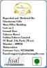 Ghasitaram Gifts Jaiccha Rakhi Gifts for Brothers - Brown Medium Tray of 9 Goodies with Kaju katli with 2 Rakhis view 4