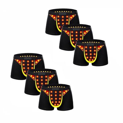 3/6-Pack Boxer Brief Improving Male Power Magnetic Therapy Energetic Underwear for Men Physiological Health Care Panties (Color : 6-Pack, Size : 5X-Large)