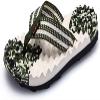 LUXRUB Massage Flip Flops Men Women Acupressure Sandals Foot Open Toe Reflexology Slippers Summer Beach Shoes Promote Blood Circulation Plantar Fasciitis Relief (Color : Green, Size : 7) view 1