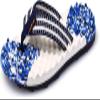 LUXRUB Acupressure Massage Flip Flops Men Women Foot Open Toe Reflexology Sandals Outdoor Non-slip Beach Shoes Relief Plantar Fasciitis Heel Arch Arthritis Pain (Color : Blue, Size : 9) view 1