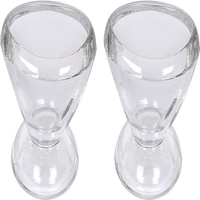 Transparent Glass Eye Wash Cup - 10ml Each for Effective Eye Rinse and Cleansing Eyes (Pack Of 2) ", since unit on hand doesn't have storage containers