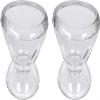 Transparent Glass Eye Wash Cup - 10ml Each for Effective Eye Rinse and Cleansing Eyes (Pack Of 2) ", since unit on hand doesn't have storage containers view 1