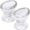 Transparent Glass Eye Wash Cup - 10ml Each for Effective Eye Rinse and Cleansing Eyes (Pack Of 2) ", since unit on hand doesn't have storage containers view 2