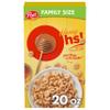 Honey Ohs! Family Size Cereal, Crunchy Breakfast Cereal Os Made with Sweetened Corn, Oats and Rice, 20 OZ Box view 1