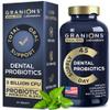 Dental Probiotics for Teeth and Gums - Fresh Breath Lactobacillus Salivarius Probiotic for Women and Men - Oral Probiotics for Mouth Bad Breath Dental Probiotic for Mouth Health - 45 Mint Tablets view 1