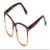 Calabria R218 Reading Glasses +1.00 Brown Crystal Women Single Power Reader Trendy Stylish Cute Fashion Eyeglasses Soft Case view 1