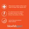 Blowfish Sport | 4 Pack | Pain Relief for Athletes | Eases Sore Muscles | Boosts Energy | Effervescent Formula Works Fast | Perfect for Morning Workouts view 2