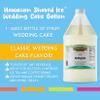 Hawaiian Shaved Ice Wedding Cake Syrup - Nut Soy Dairy Free - Flavor Fluffy & Crunchy Snow Cone Ice - Shelf Stable - Makes 64 Servings - 1 Gallon view 2