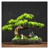 Fake Plants Artificial Bonsai Pine Tree Fake Plants Room Decor for Bedroom Aesthetic and Home Farmhouse Bathroom Decor, Height 11 Inchwith Cleaning Brush Bonsai Tree view 1