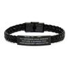 Cute Oral surgeon Gifts, I'm a Tattooed Oral Surgeon, Birthday Gifts, Braided Leather Bracelet For Oral surgeon from Friends, Funny oral surgeon gifts, Oral surgeon gift ideas, Unique oral surgeon view 1