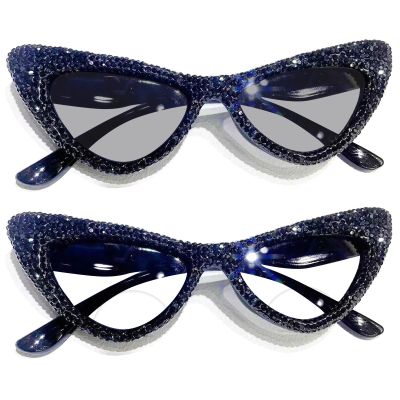 mincl Women Cat Eye Bifocal Reading Glasses Fashion Outdoor Transition Photochromic Bifocals Rhinestone Sunglasses Readers (black, 3.75, multiplier_x)