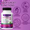 100% Natural Resveratrol - 1480mg Per Serving, 90 Veggie Capsules, 99% Pure Trans-Resveratrol, Antioxidant for Healthy Aging, Brain & Heart Support view 3