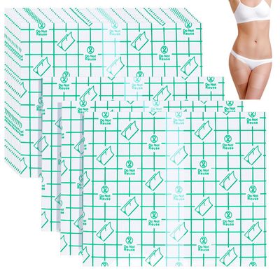 50 Pcs Waterproof Tape Self-Adhesive Body Tape for Skin Transparent Film Invisible Bandage Tape Anti Chafing Thigh Tape for Women Girls