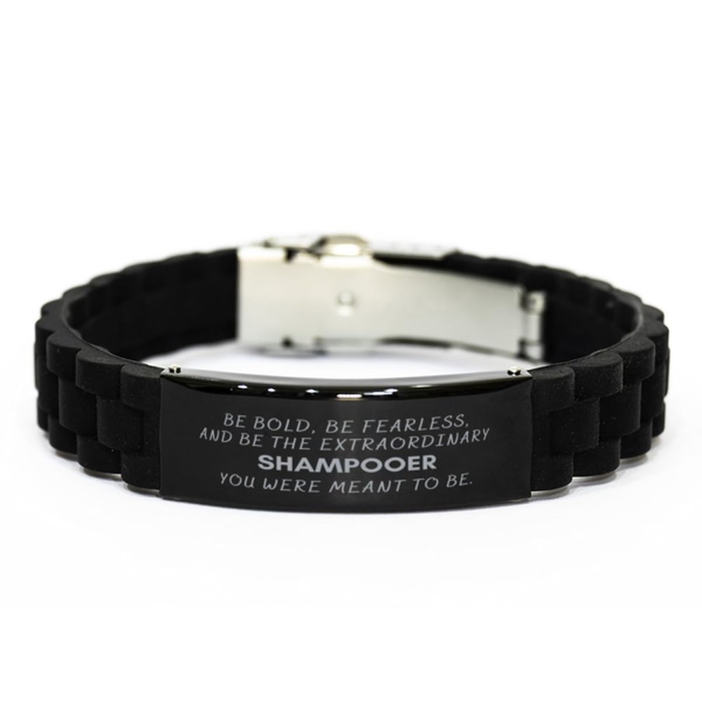 Shampooer Gifts, Be the extraordinary Shampooer., Shampooer Black Glidelock Bracelet, Sarcasm Gifts For Boss, Friends, Coworker. Thank you gifts. Employee Gift