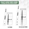 ViProll Pre Rolled Cones 1 1/4 Size 50 Pack, Natural Unbleached Rolling Papers with W-shaped Tips, Slow & Even Burning Preroll Cones, Packing Tubes Included for Party Gift (84mm) view 4