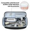 CURMIO CPAP Travel Bag Compatible for ResMed AirMini, Machine Carrying Case for Supplies, Black (Empty Bag Only, Patent Design) view 2