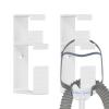 Cpap Hose Hanger 2 Pcs, Anti-Release Metal Cpap Hose Holder Hanger for Bed, 2 in 1 Design Cpap Hook Tube Mask Holder for Hold CPAP Headband Hose, and Tube, Cpap Stand - 2 Pcs Silver view 1