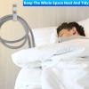 Cpap Hose Hanger 2 Pcs, Anti-Release Metal Cpap Hose Holder Hanger for Bed, 2 in 1 Design Cpap Hook Tube Mask Holder for Hold CPAP Headband Hose, and Tube, Cpap Stand - 2 Pcs Silver view 2