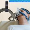 1 Pcs Cpap Hose Hanger, Anti-Release Metal Cpap Hose Holder Hanger for Bed, 2 in 1 Design Cpap Hook Tube Mask Holder for Hold CPAP Headband Hose, and Tube, Cpap Stand - 1 Pcs Black view 3