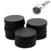 100pcs Diffuser Refill Pads Essential Oil Diffuser Pad Cotton Replacement Pads for Diffuser Necklace Vent Clip Black view 1
