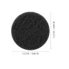 100pcs Diffuser Refill Pads Essential Oil Diffuser Pad Cotton Replacement Pads for Diffuser Necklace Vent Clip Black view 2