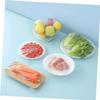 Cabilock 200pcs Food Covers for outside Lids Wrap Keeping Disposable Food Preservation Cover Reusable Covers for Food Storage Insulated Food Covers Plastic view 4
