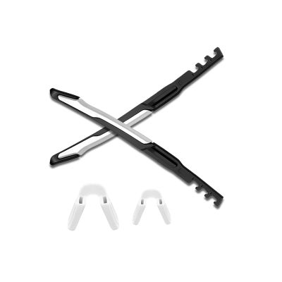 Alphax White Replacement Earsock & Nosepiece Kit for Oakley Jaw-breaker OO9290