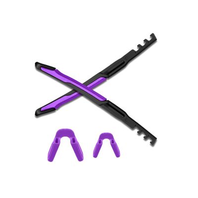 Alphax Purple Replacement Earsock & Nosepiece Kit for Oakley Jaw-breaker OO9290