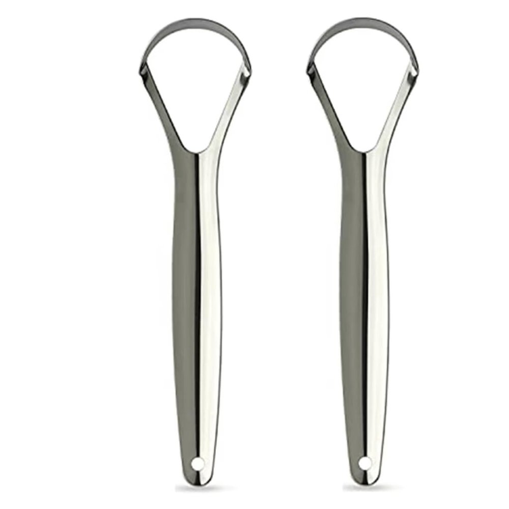 2 Pack Stainless Steel Tongue Scraper