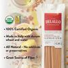 DeLallo Whole Wheat Linguine Pasta, 1 Pound Bag, (8 Pack), 100% Organic, Whole Grain Noodles, Made with Whole Durum Wheat, Bronze Cut, Kosher, Vegan, Non-GMO view 4