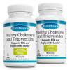 EuroMedica Healthy Cholesterol and Triglycerides - Antioxidant Supplement for Immune & Heart Support - Supplement to Aid Healthy Cholesterol & Triglyceride - 60 Capsules, 2 Pack (120 Capsules) view 1