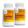 Terry Naturally CuraMed 500mg - Antioxidant Supplement for Brain & Immune Health Support - Supplement with Curcumin & Turmeric Essential Oil - Herbal Liver Support - 60 Capsules (Pack of 2) view 1
